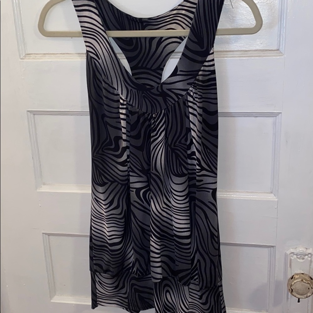 Funky animal stripped tank top blouse
